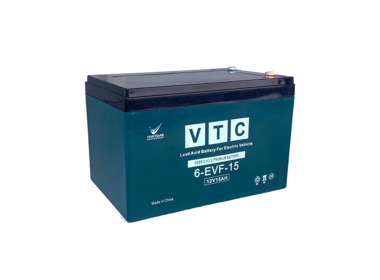 Bình ắc quy xe đạp điện VTC 6-EVF-15 (12V-15AH)