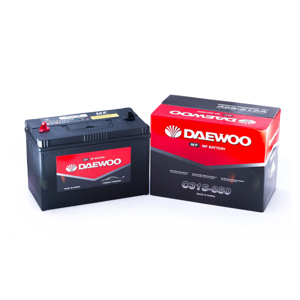 Bình ắc quy Ô tô NGOẠI NHẬP - Daewoo C31S-850 12V - 100AH