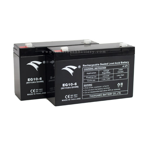 Bình ắc quy cho bộ lưu điện UPS EAGLE EG10-6 6V 10AH (HÀNG NGOẠI NHẬP)