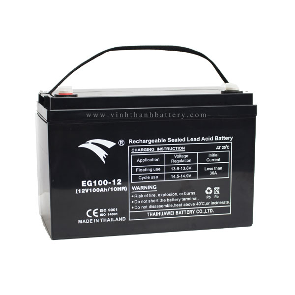 Bình ắc quy cho bộ lưu điện UPS EAGLE EG100-12 12V-100AH (HÀNG NGOẠI NHẬP)