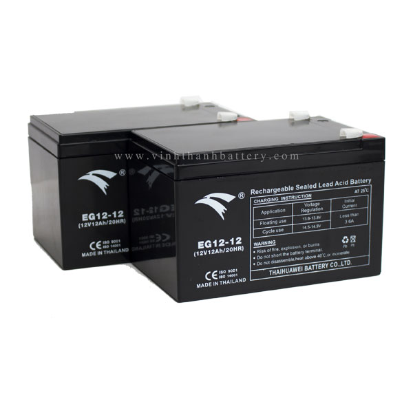 Bình ắc quy cho bộ lưu điện UPS EAGLE EG12-12 12V-12AH (HÀNG NGOẠI NHẬP)