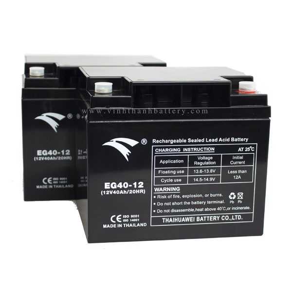 Bình ắc quy cho bộ lưu điện UPS EAGLE EG40-12 12V-40AH (HÀNG NGOẠI NHẬP)