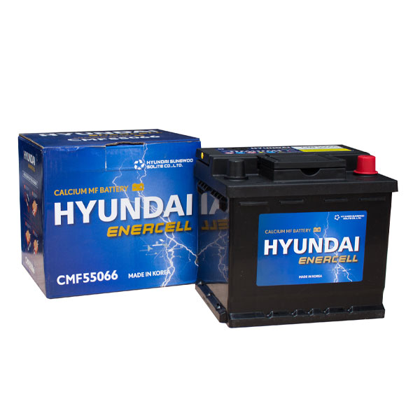 Bình ắc quy Oto Hyundai DIN55066 12V-50AH