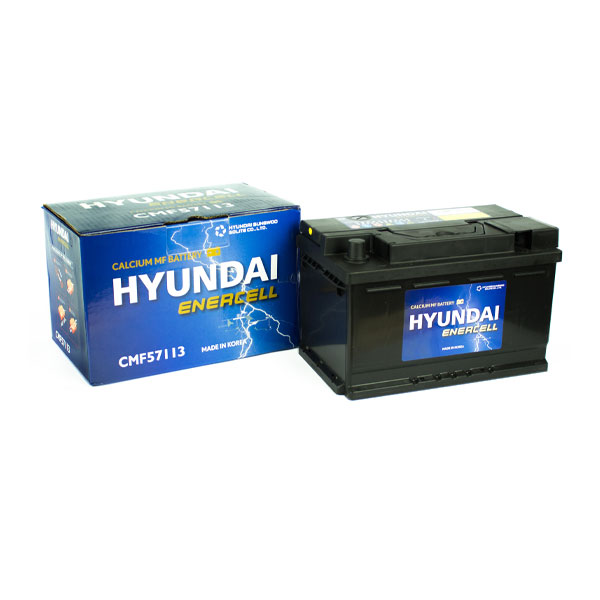 Bình ắc quy Oto Hyundai DIN57113 12V-71AH
